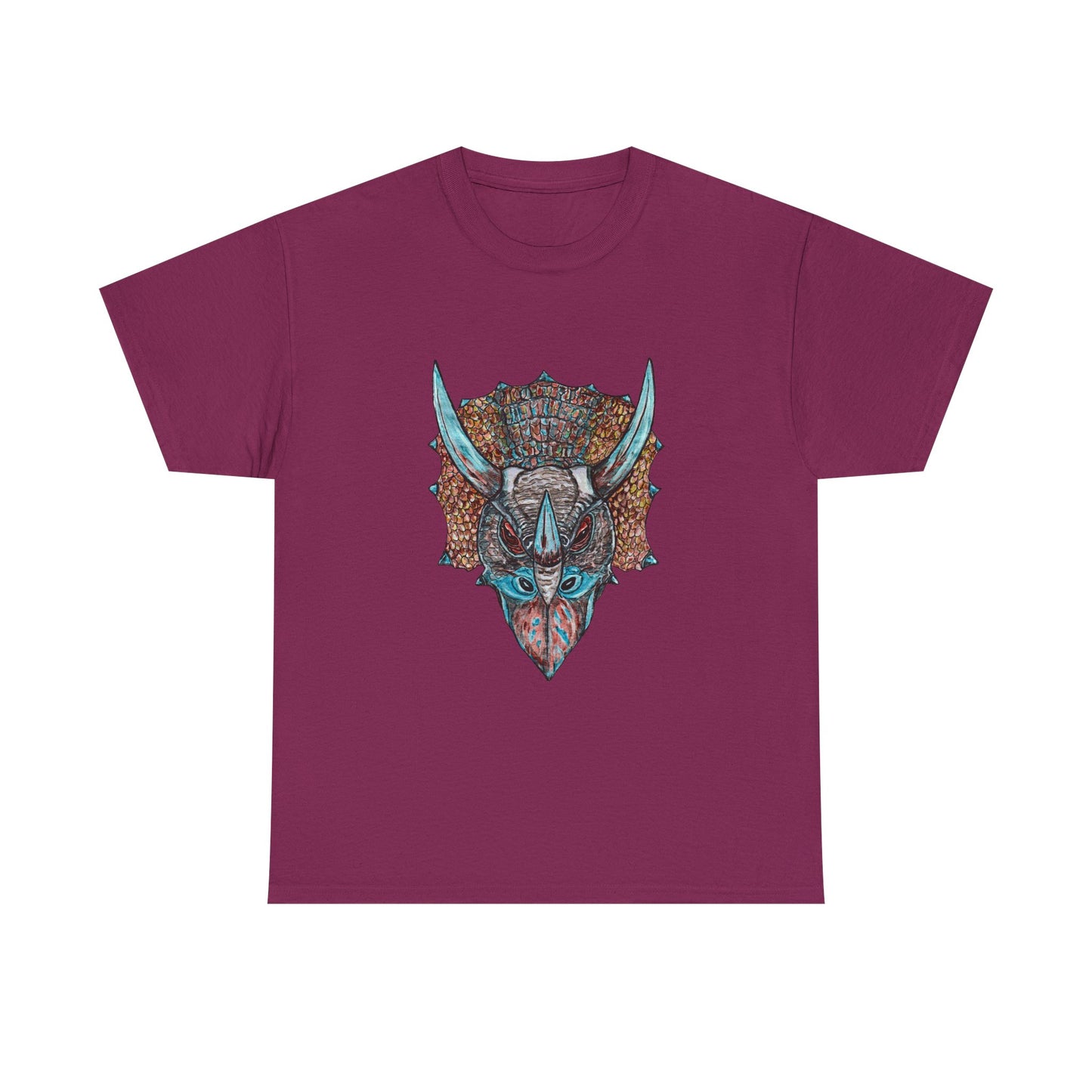 Triceratops Unisex Heavy Cotton Tee