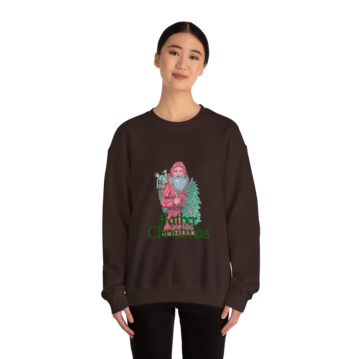 Father Christmas Unisex Heavy Blend™ Crewneck Sweatshirt