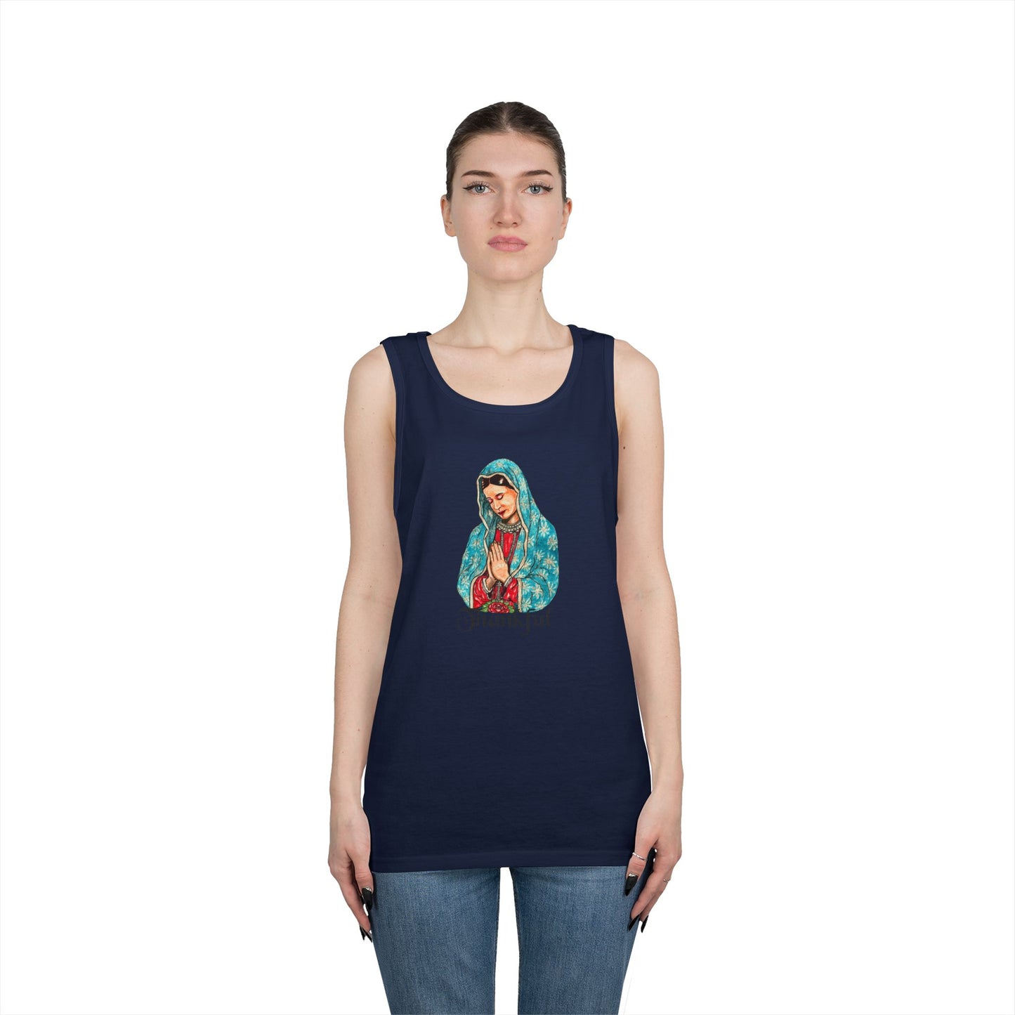 Thankful Unisex Heavy Cotton Tank Top