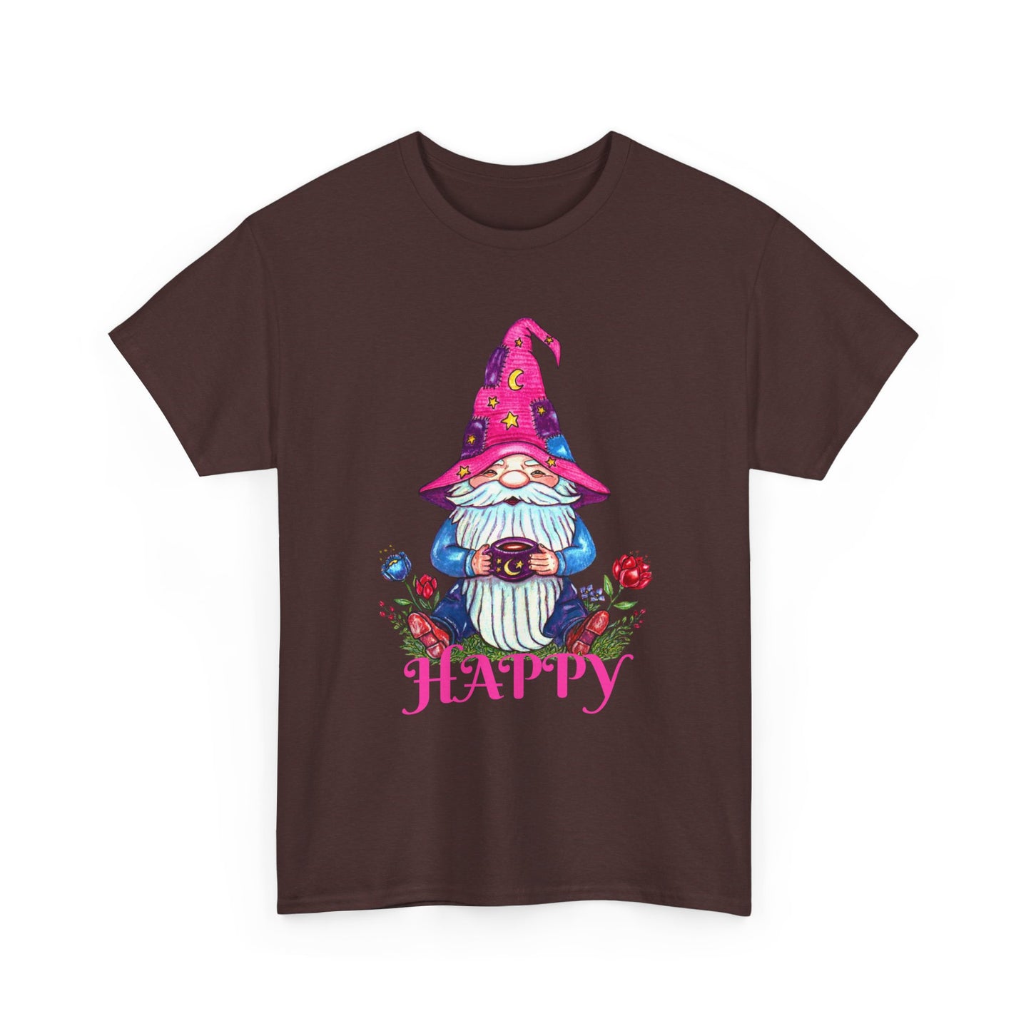 Happy Gnome Unisex Heavy Cotton Tee