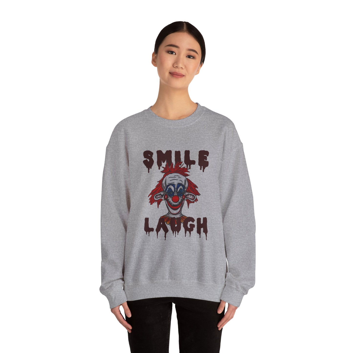 Smile, Laugh Unisex Heavy Blend™ Crewneck Sweatshirt