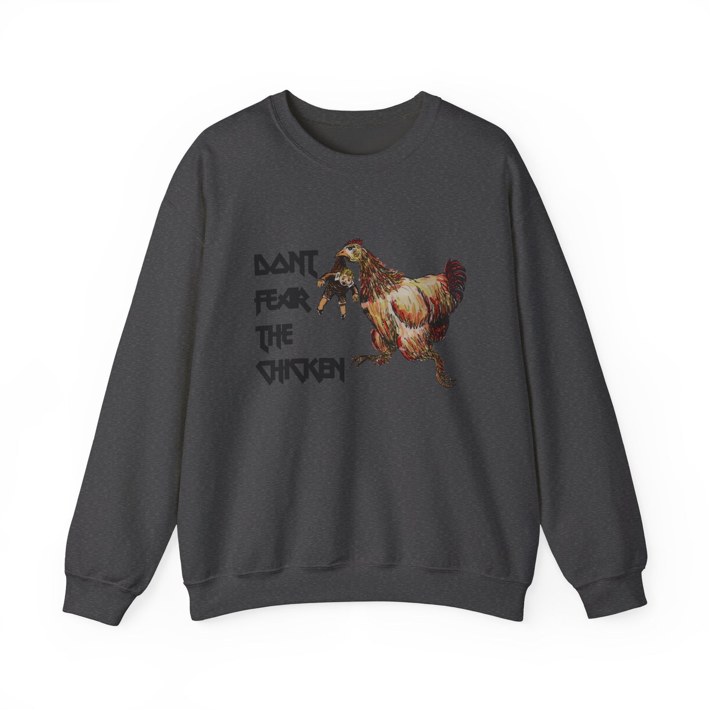 Don't Fear the Chicken Unisex Heavy Blend™ Crewneck Sweatshirt