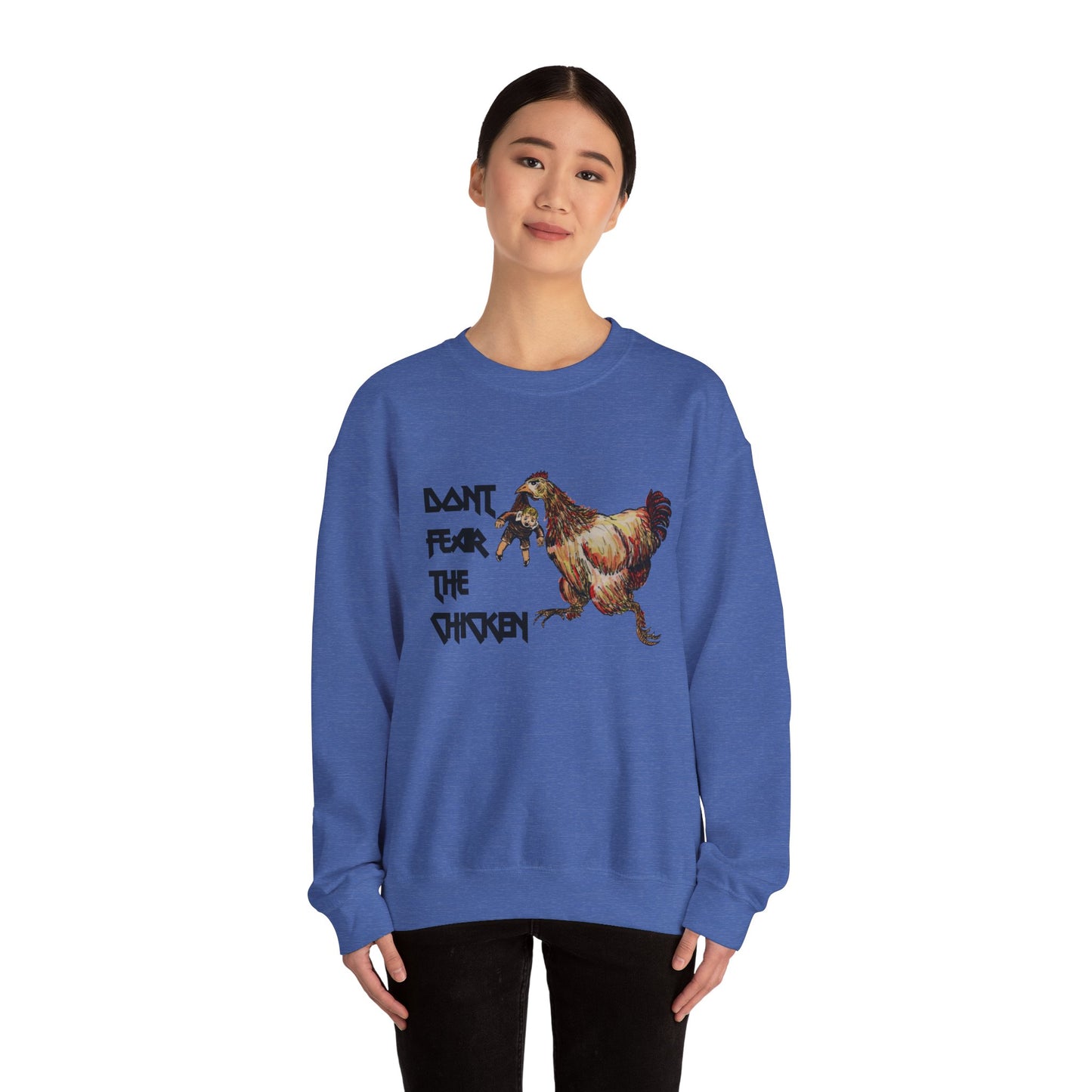 Don't Fear the Chicken Unisex Heavy Blend™ Crewneck Sweatshirt