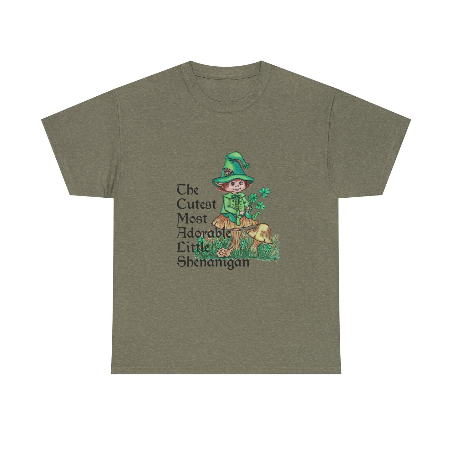 Cutest Leprechaun Unisex Heavy Cotton Tee