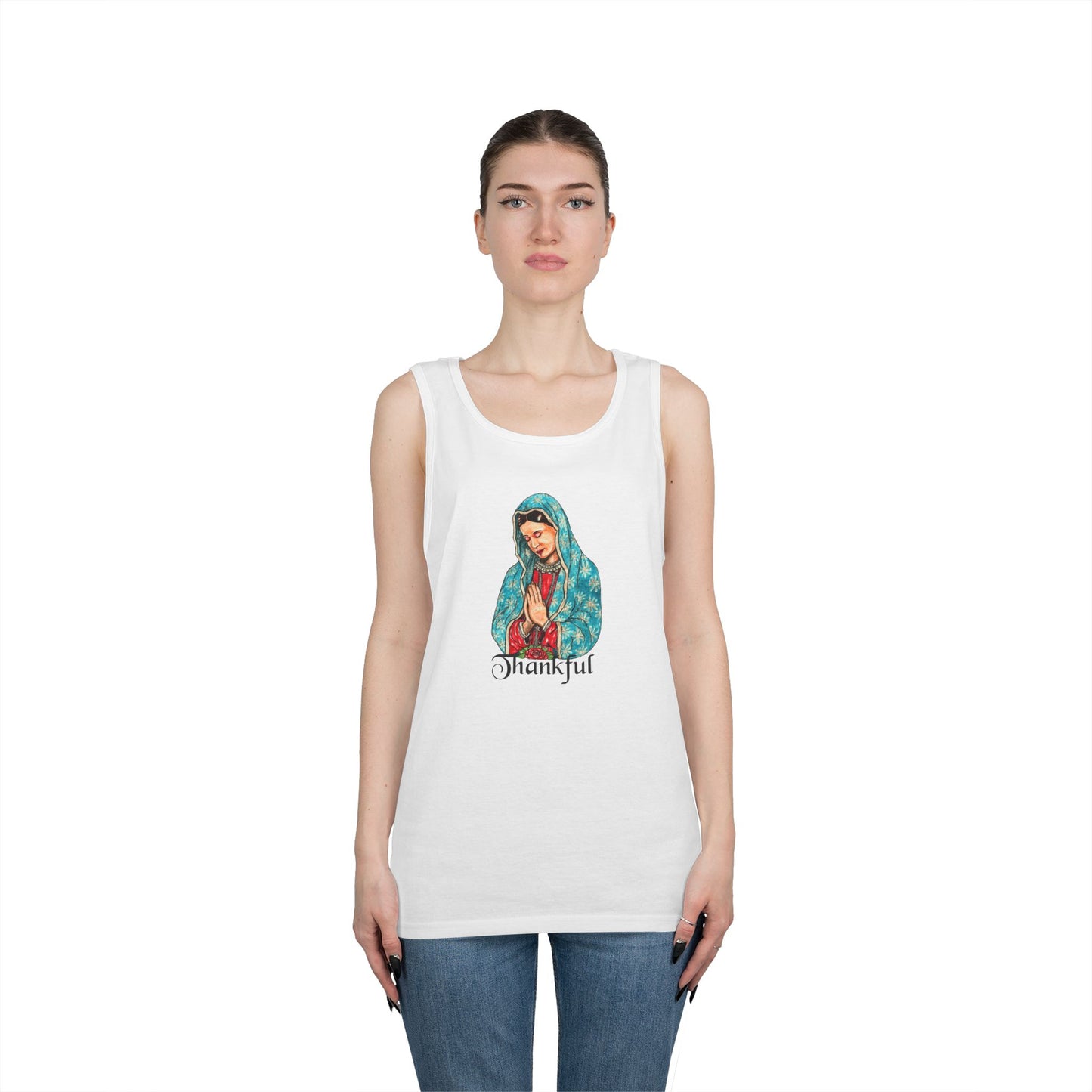 Thankful Unisex Heavy Cotton Tank Top