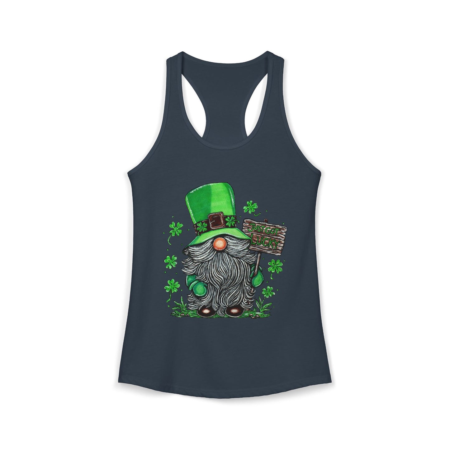 Gnomish Leprechaun Women's Ideal Racerback Tank