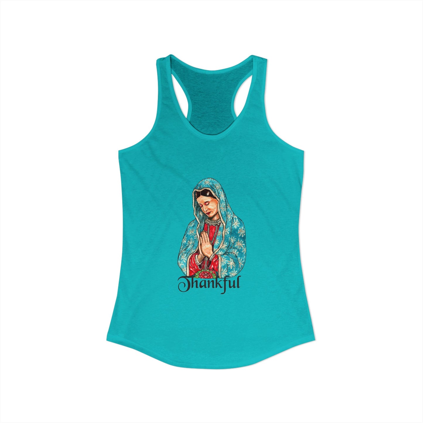 Thankful Women's Ideal Racerback Tank