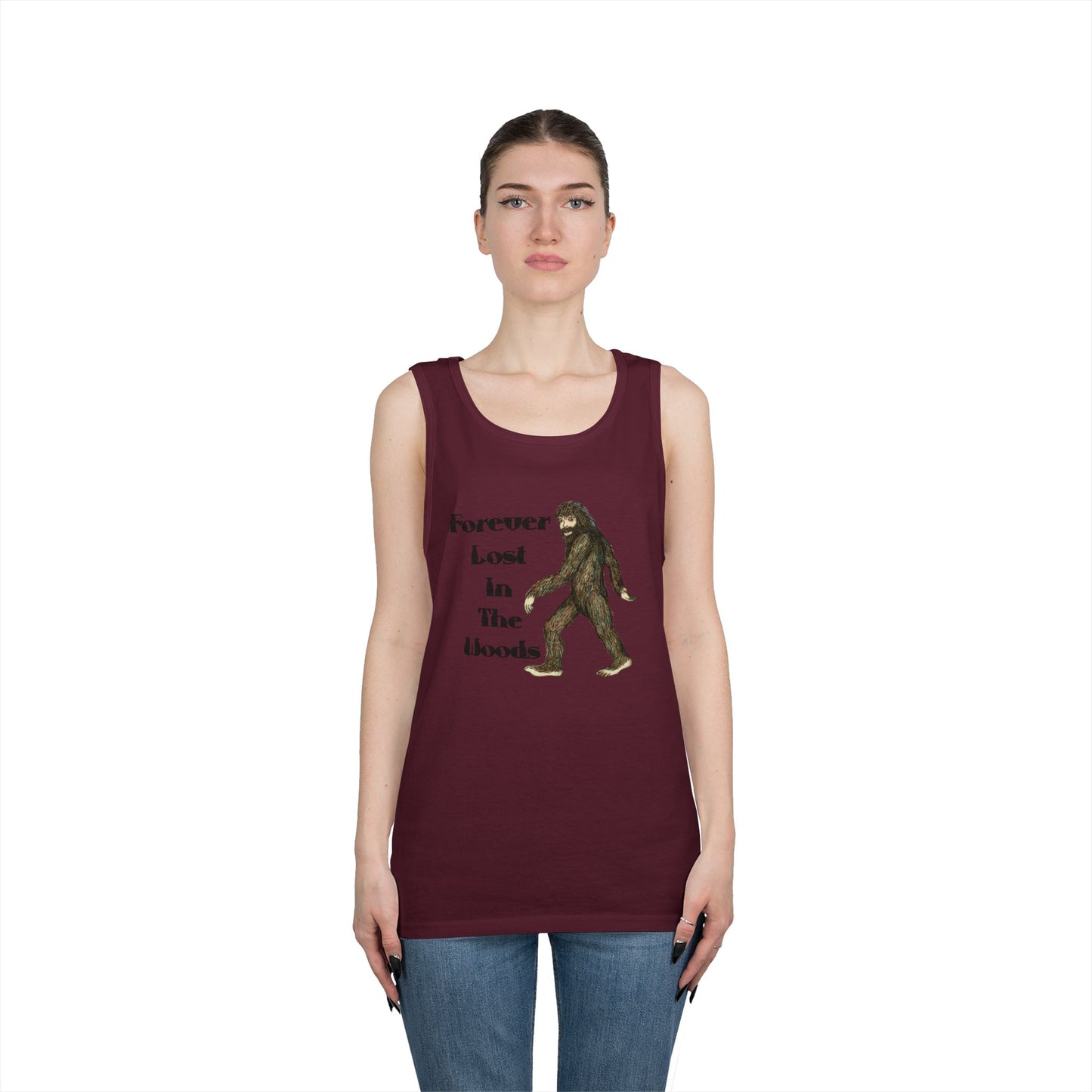 Lost in the Woods Unisex Heavy Cotton Tank Top