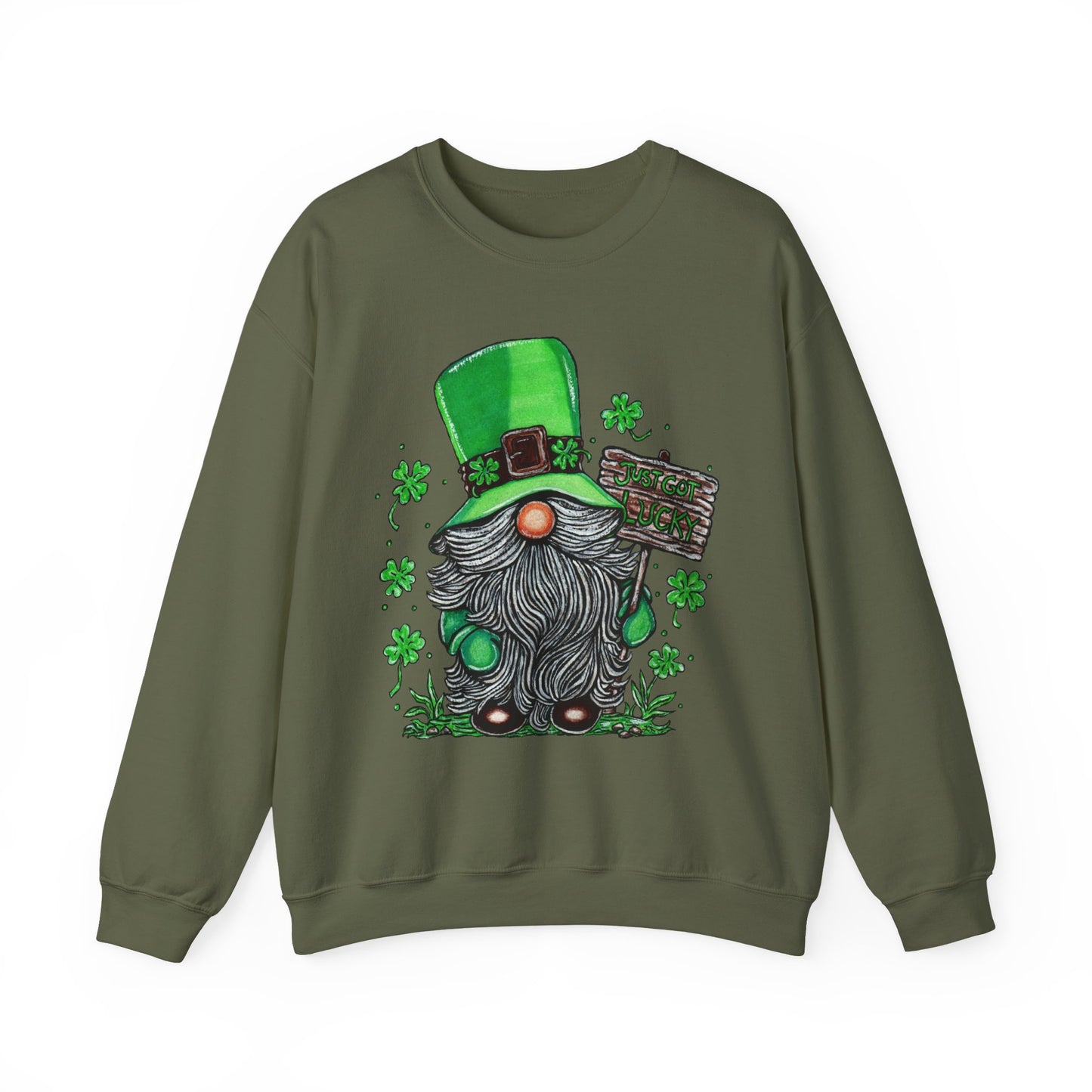 Gnomish Leprechaun Unisex Heavy Blend™ Crewneck Sweatshirt