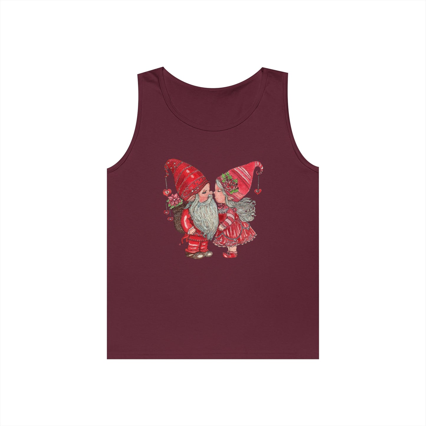 Gnome Lovers Unisex Heavy Cotton Tank Top