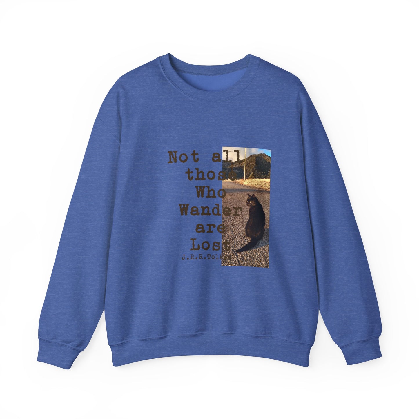 Wandering Kitty Unisex Heavy Blend™ Crewneck Sweatshirt