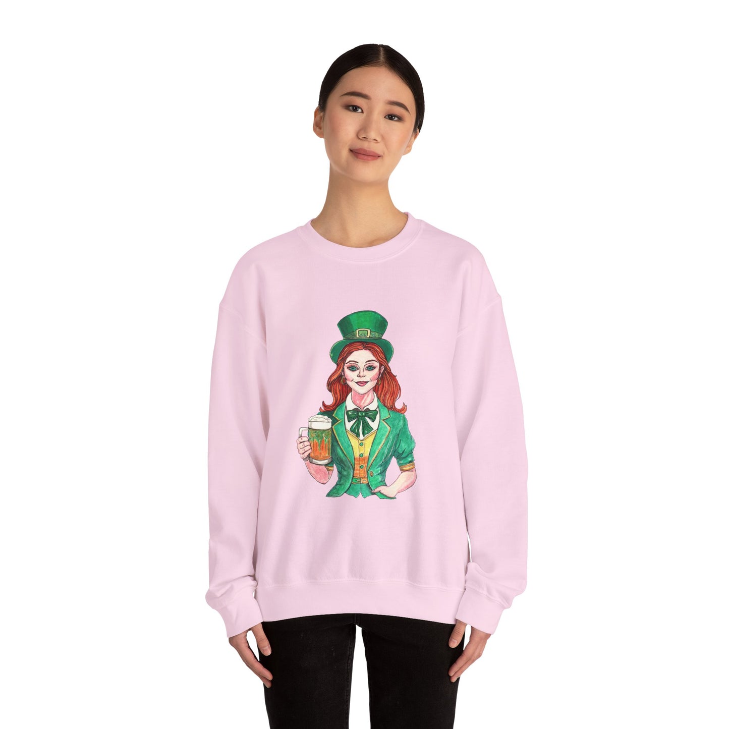 Paddys Day Cheers Unisex Heavy Blend™ Crewneck Sweatshirt