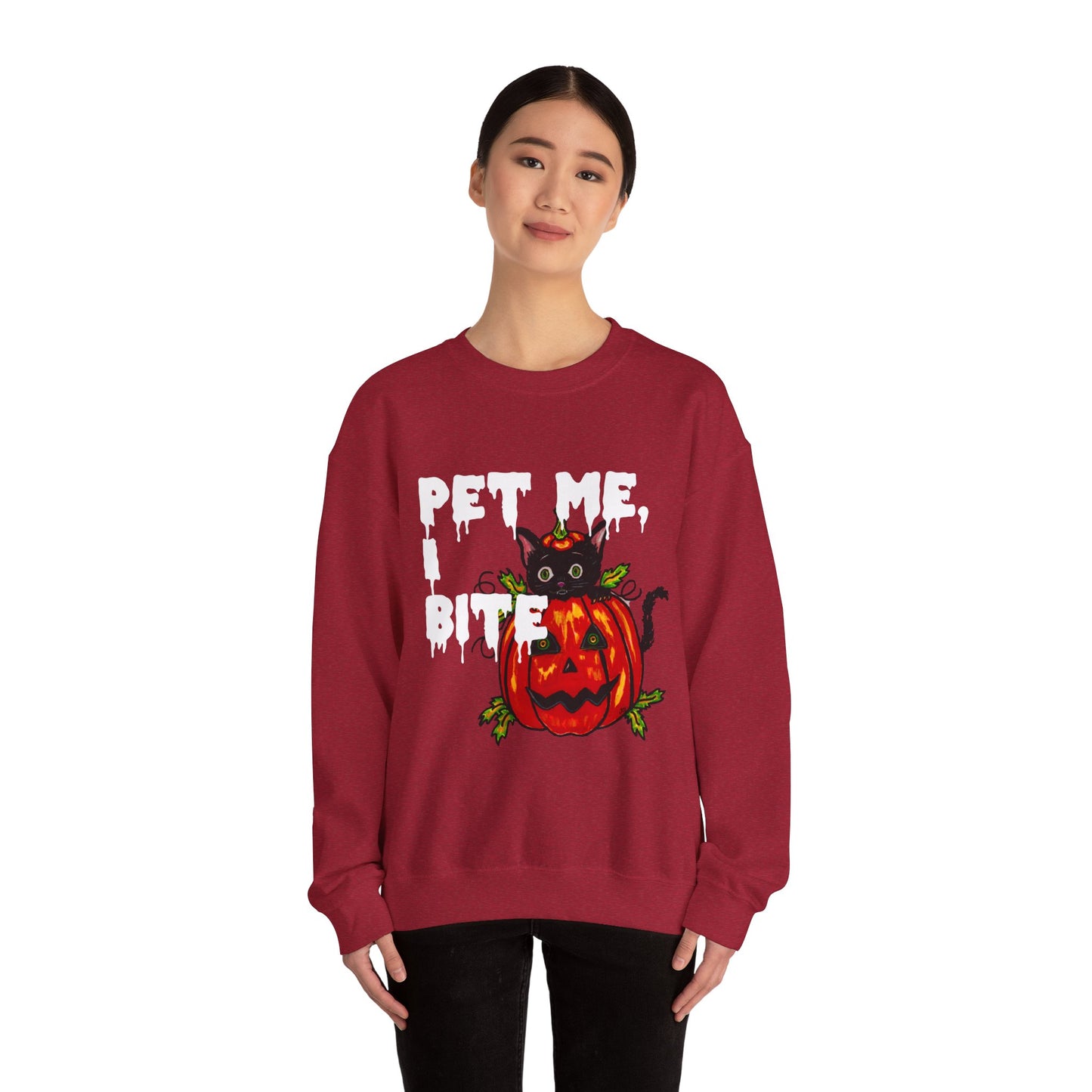 Pet Me Unisex Heavy Blend™ Crewneck Sweatshirt
