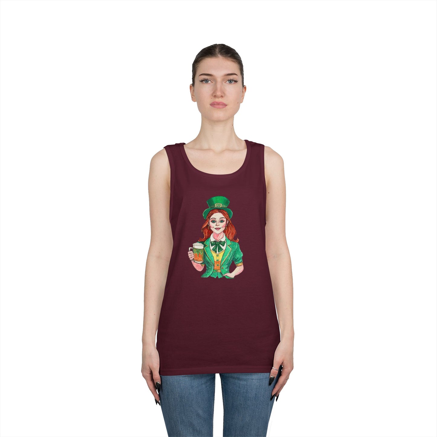 Paddy's Day Cheers Unisex Heavy Cotton Tank Top
