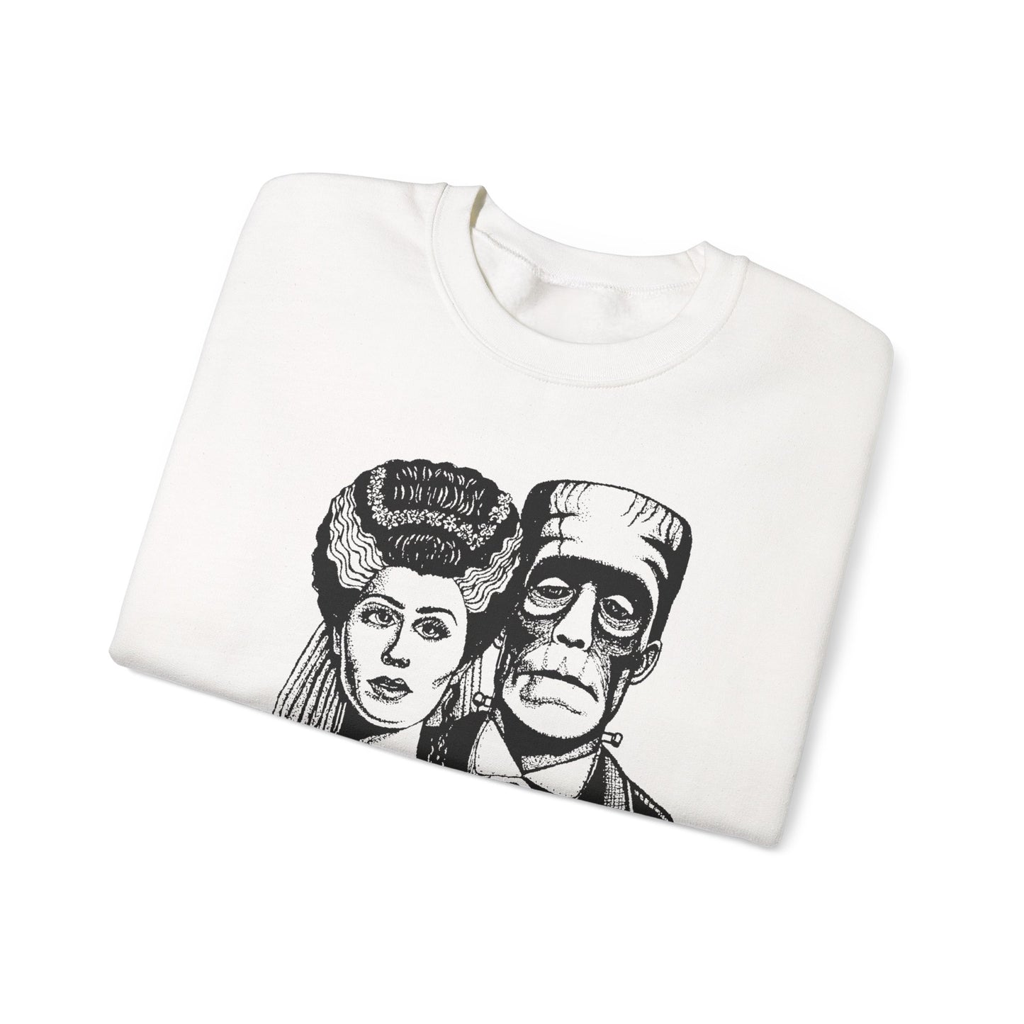 Frankenstein and Bride Unisex Heavy Blend™ Crewneck Sweatshirt