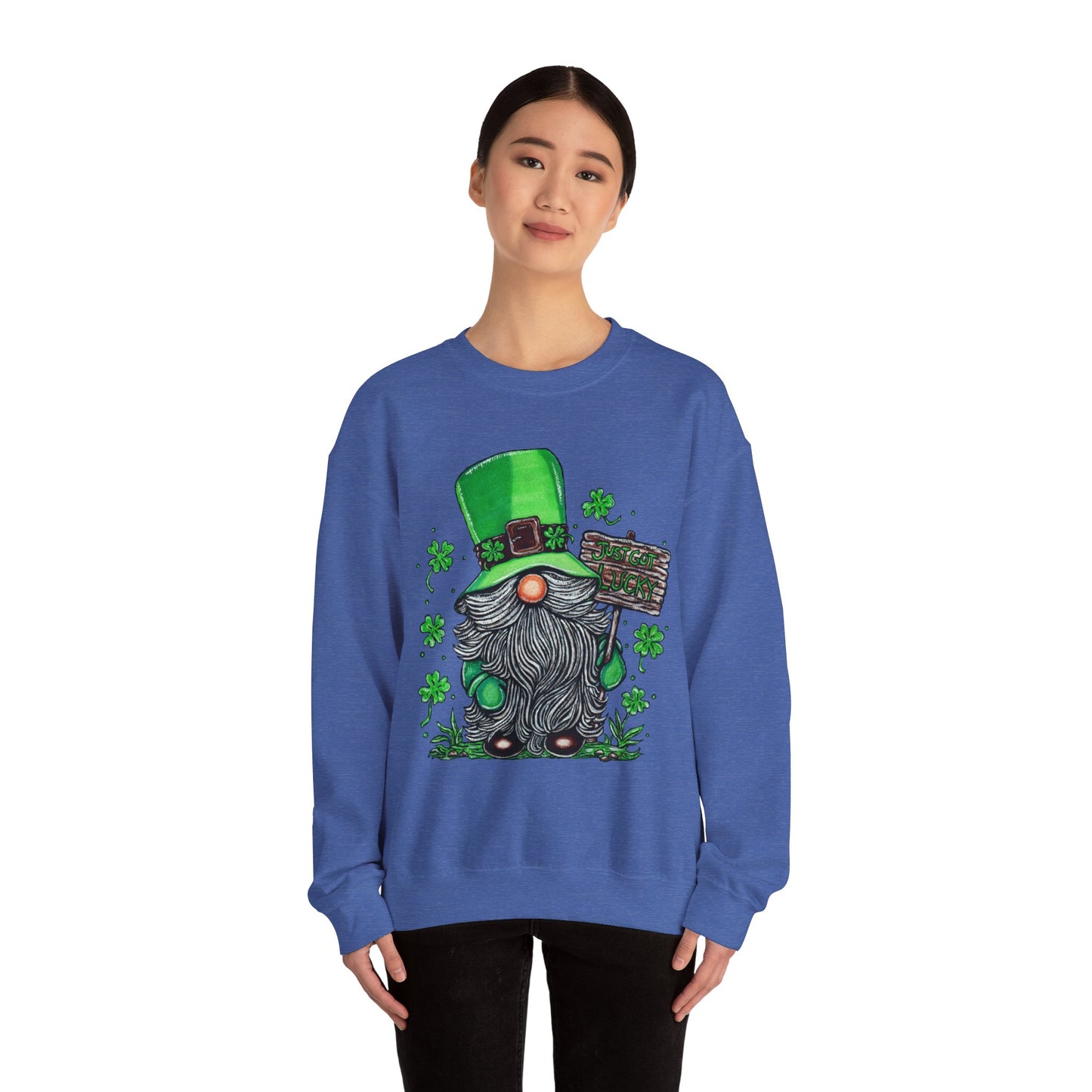 Gnomish Leprechaun Unisex Heavy Blend™ Crewneck Sweatshirt