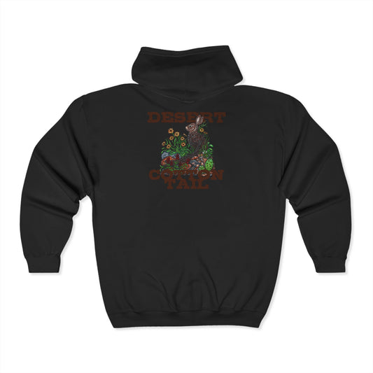 Desert Cottontail Unisex Heavy Blend™ Full Zip Hooded Sweatshirt