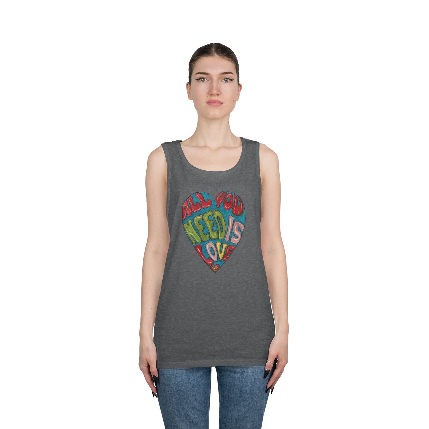 Love Unisex Heavy Cotton Tank Top