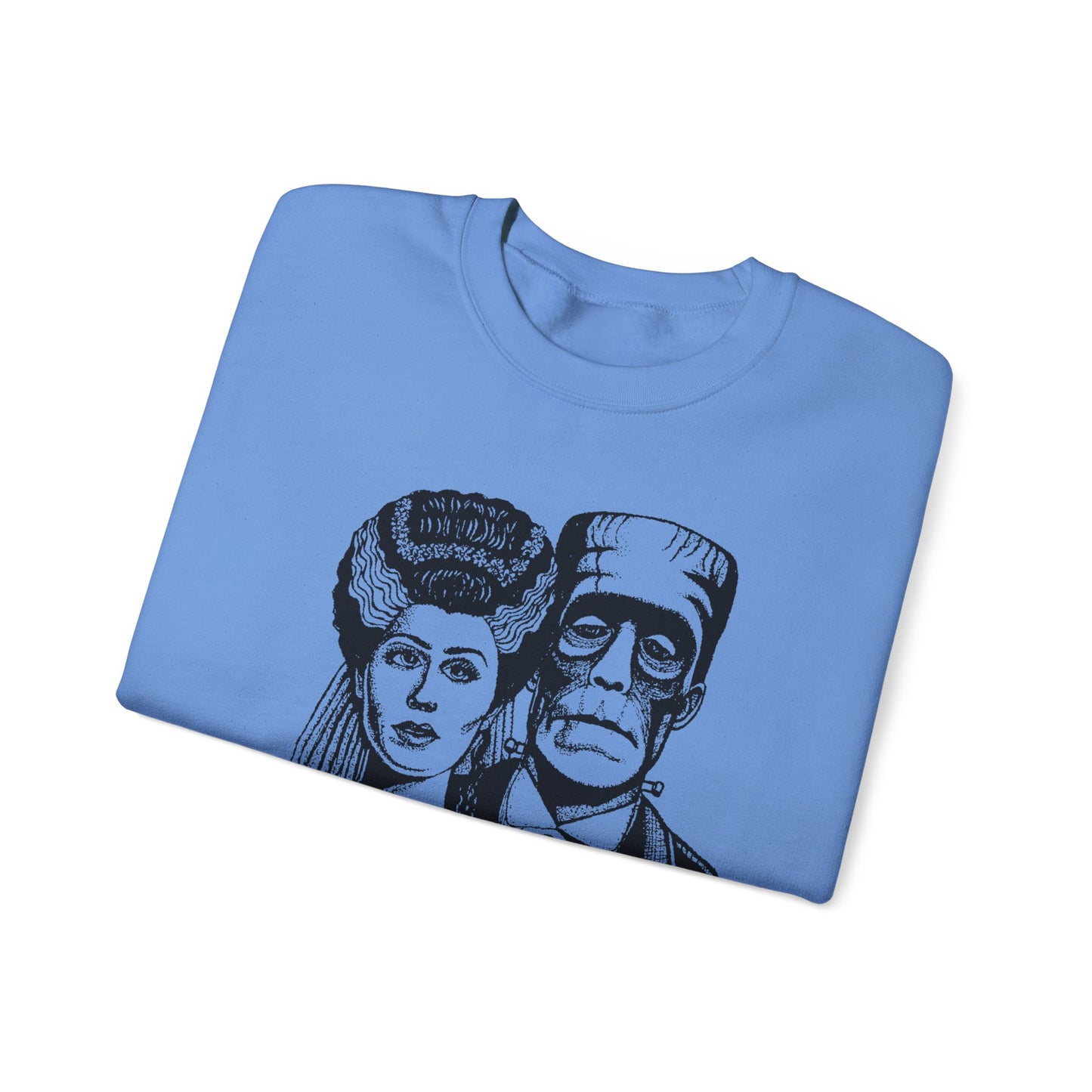 Frankenstein and Bride Unisex Heavy Blend™ Crewneck Sweatshirt