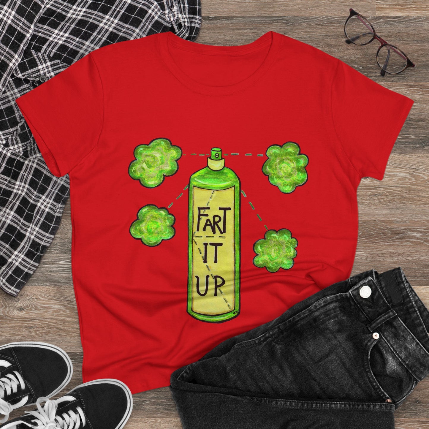 Fart it Up Women's Midweight Cotton Tee