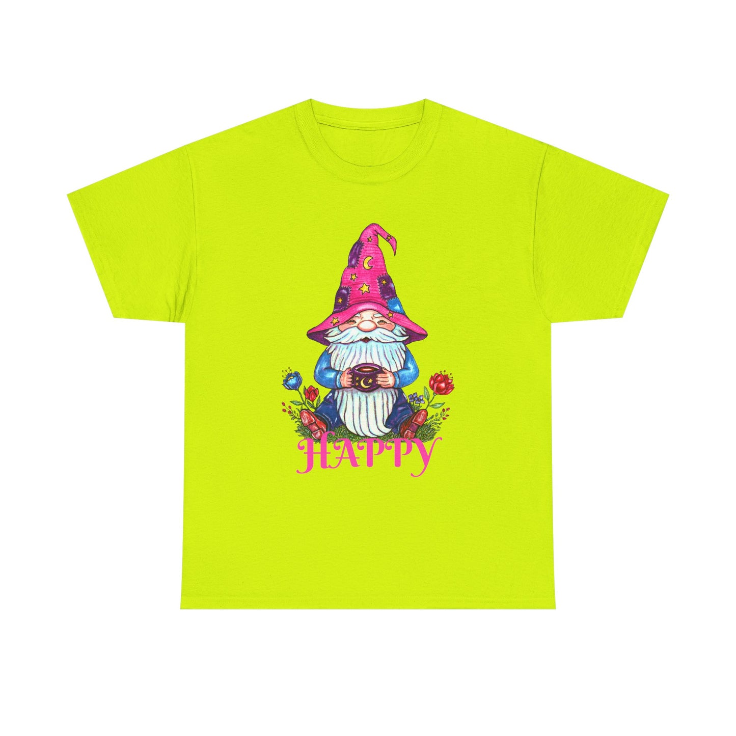 Happy Gnome Unisex Heavy Cotton Tee