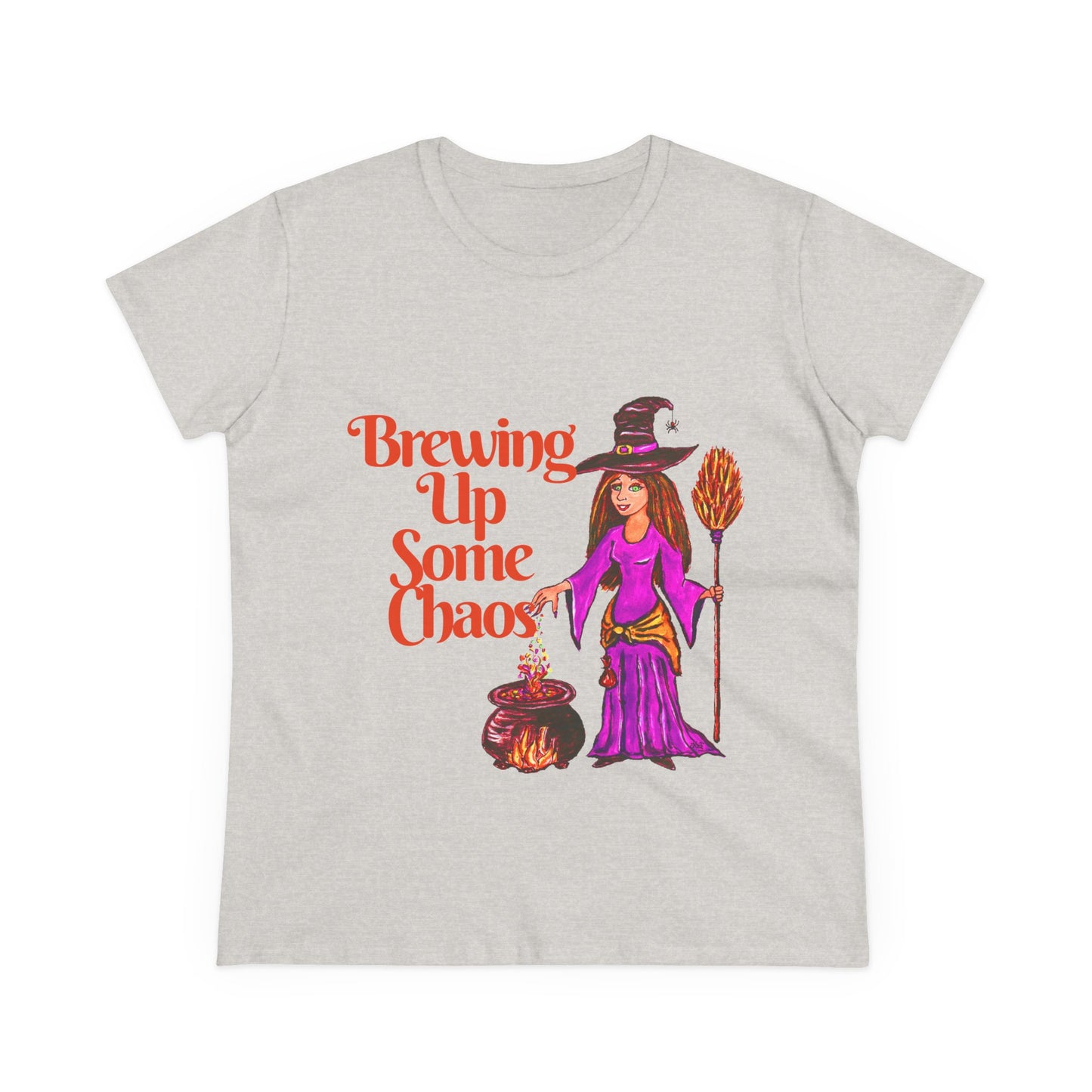 Brewing Up Some Chaos Women's Midweight Cotton Tee