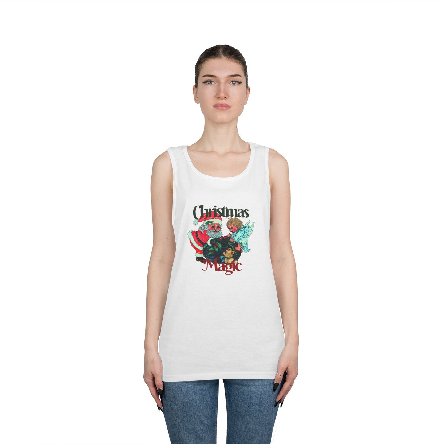 Christmas Magic Unisex Heavy Cotton Tank Top