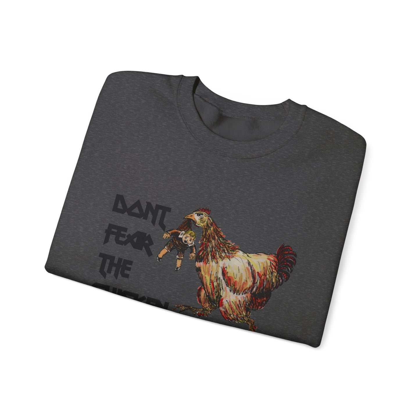 Don't Fear the Chicken Unisex Heavy Blend™ Crewneck Sweatshirt