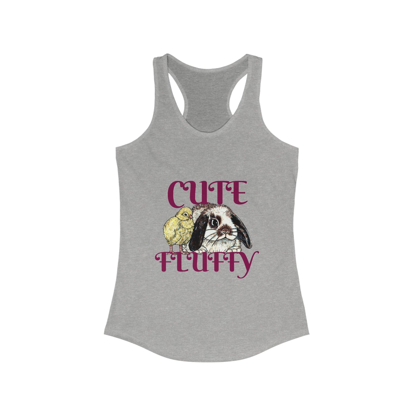 Cute and Fluffy Women's Ideal Racerback Tank