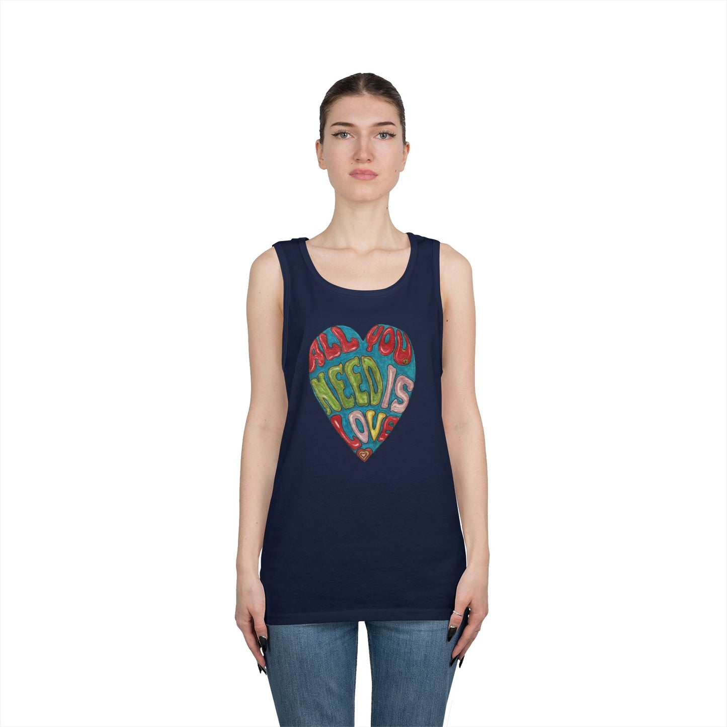 Love Unisex Heavy Cotton Tank Top