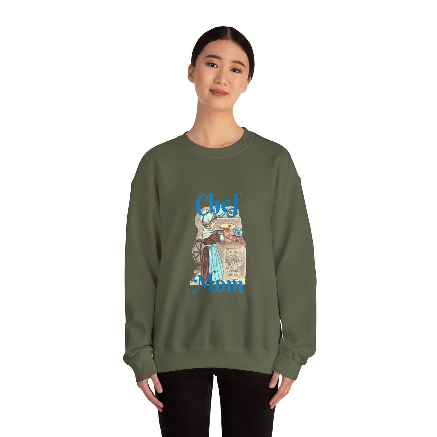 Chef Mom Unisex Heavy Blend™ Crewneck Sweatshirt