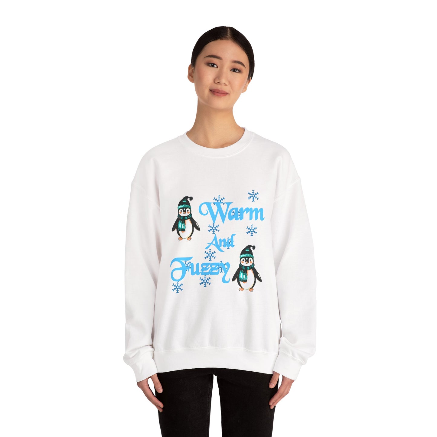 Warm and Fuzzy Unisex Heavy Blend™ Crewneck Sweatshirt