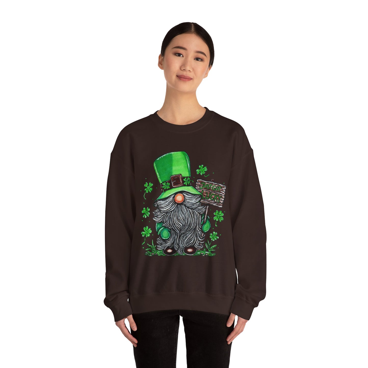 Gnomish Leprechaun Unisex Heavy Blend™ Crewneck Sweatshirt