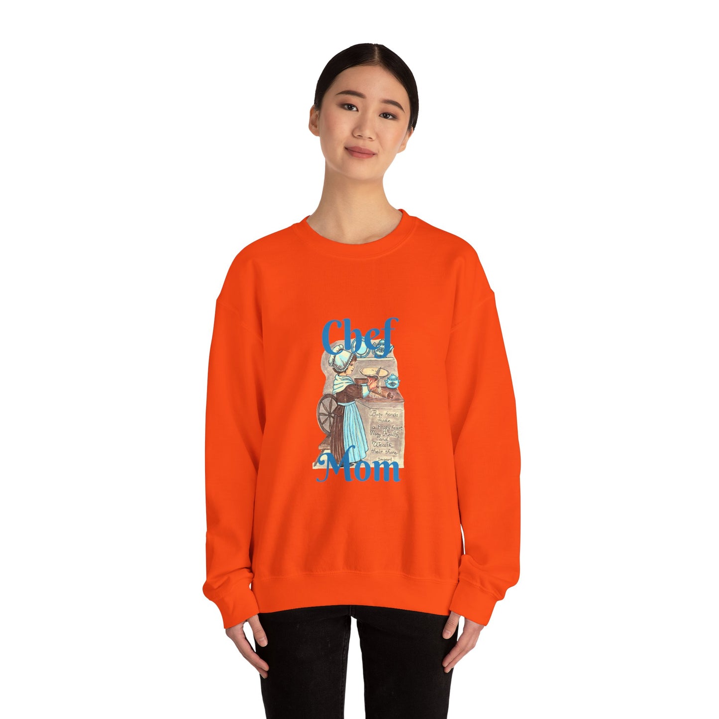 Chef Mom Unisex Heavy Blend™ Crewneck Sweatshirt