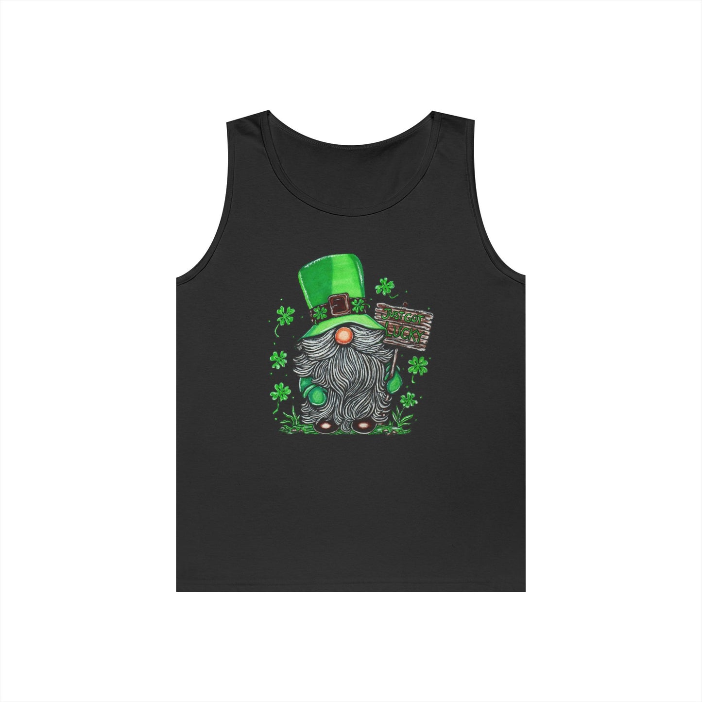 Gnomish Leprechaun Unisex Heavy Cotton Tank Top