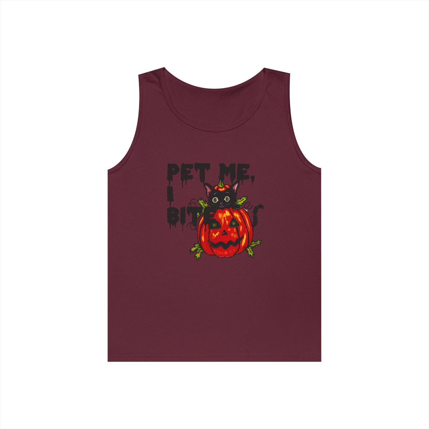Pet Me Unisex Heavy Cotton Tank Top