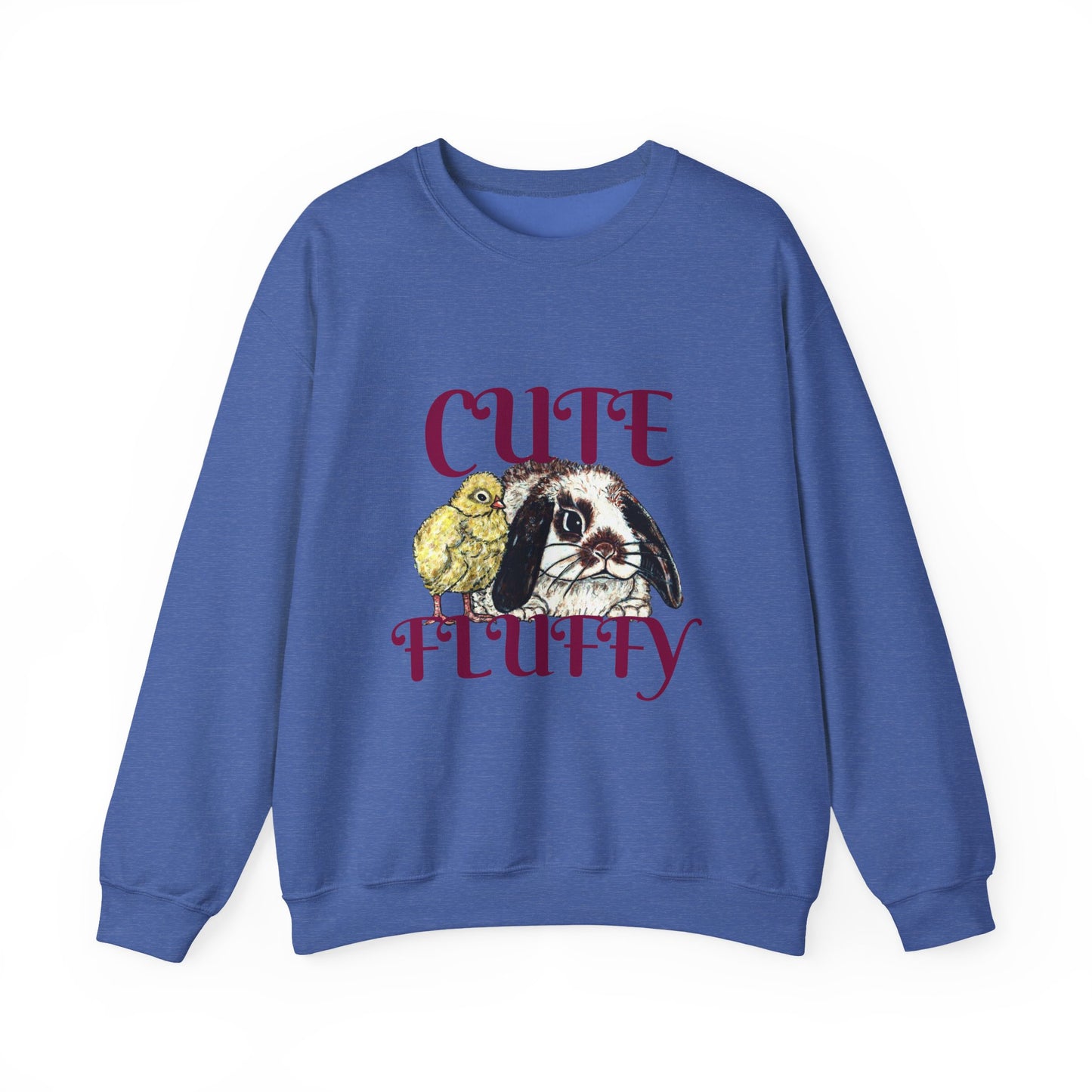 Cute and Fluffy Unisex Heavy Blend™ Crewneck Sweatshirt