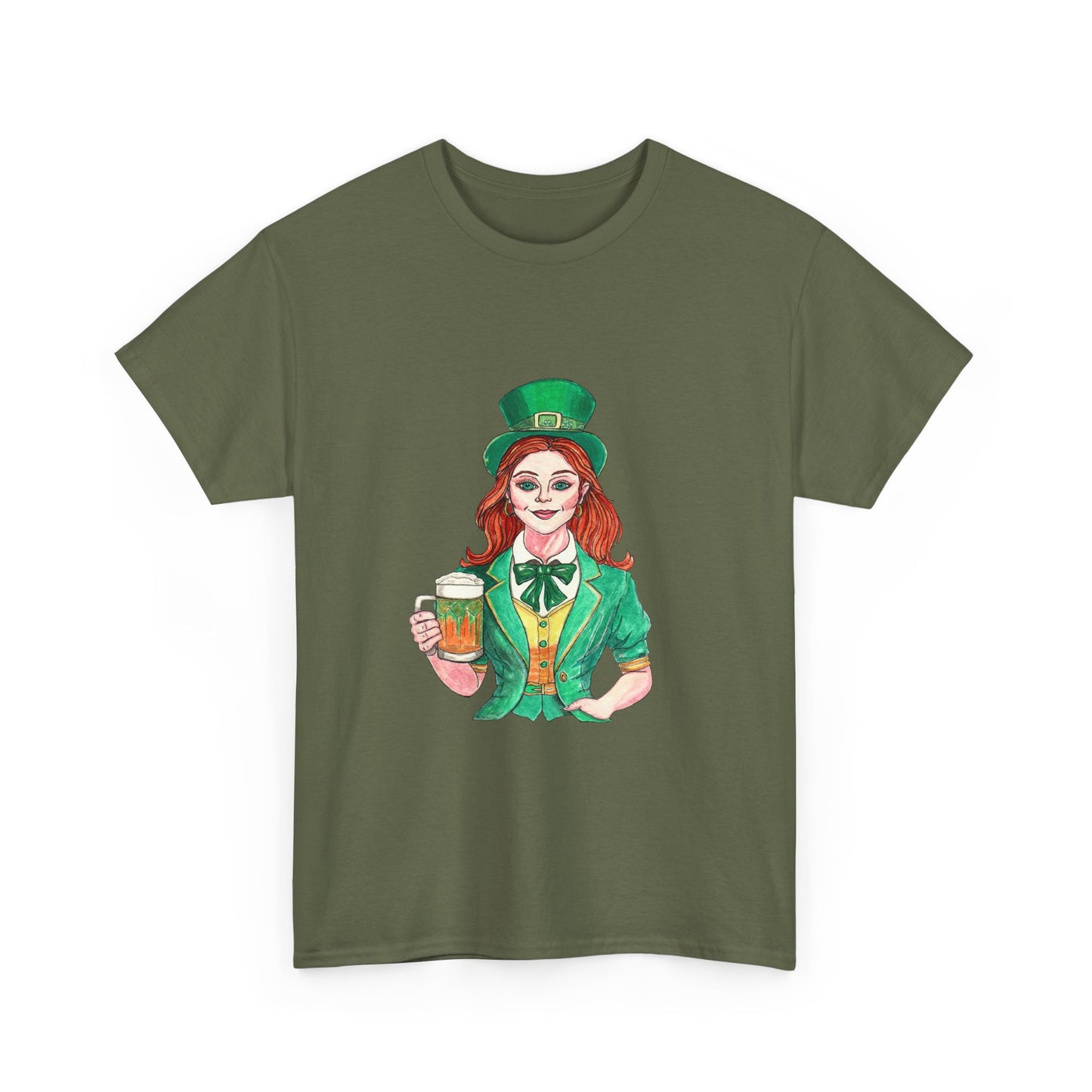 Paddys Day Cheers Unisex Heavy Cotton Tee