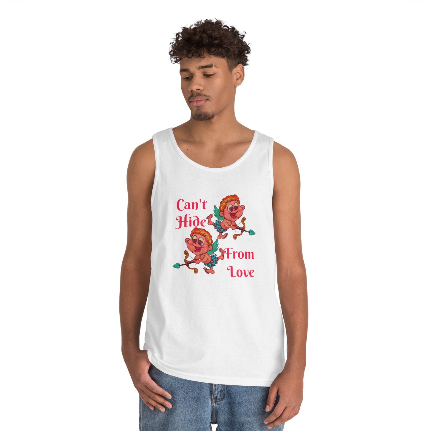 Can't Hide From Love Unisex Heavy Cotton Tank Top