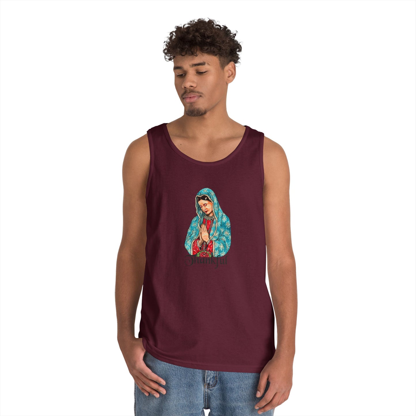 Thankful Unisex Heavy Cotton Tank Top