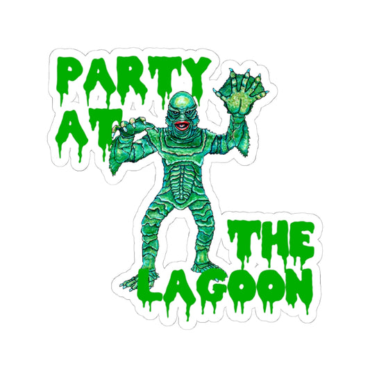 Party at the Lagoon Kiss-Cut Stickers