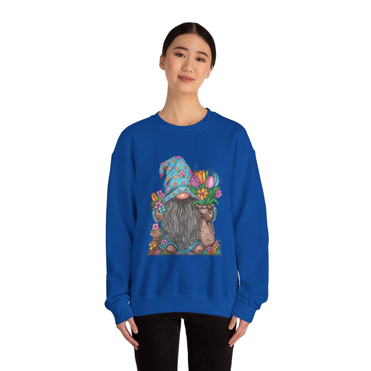 Gardening Gnome Unisex Heavy Blend™ Crewneck Sweatshirt