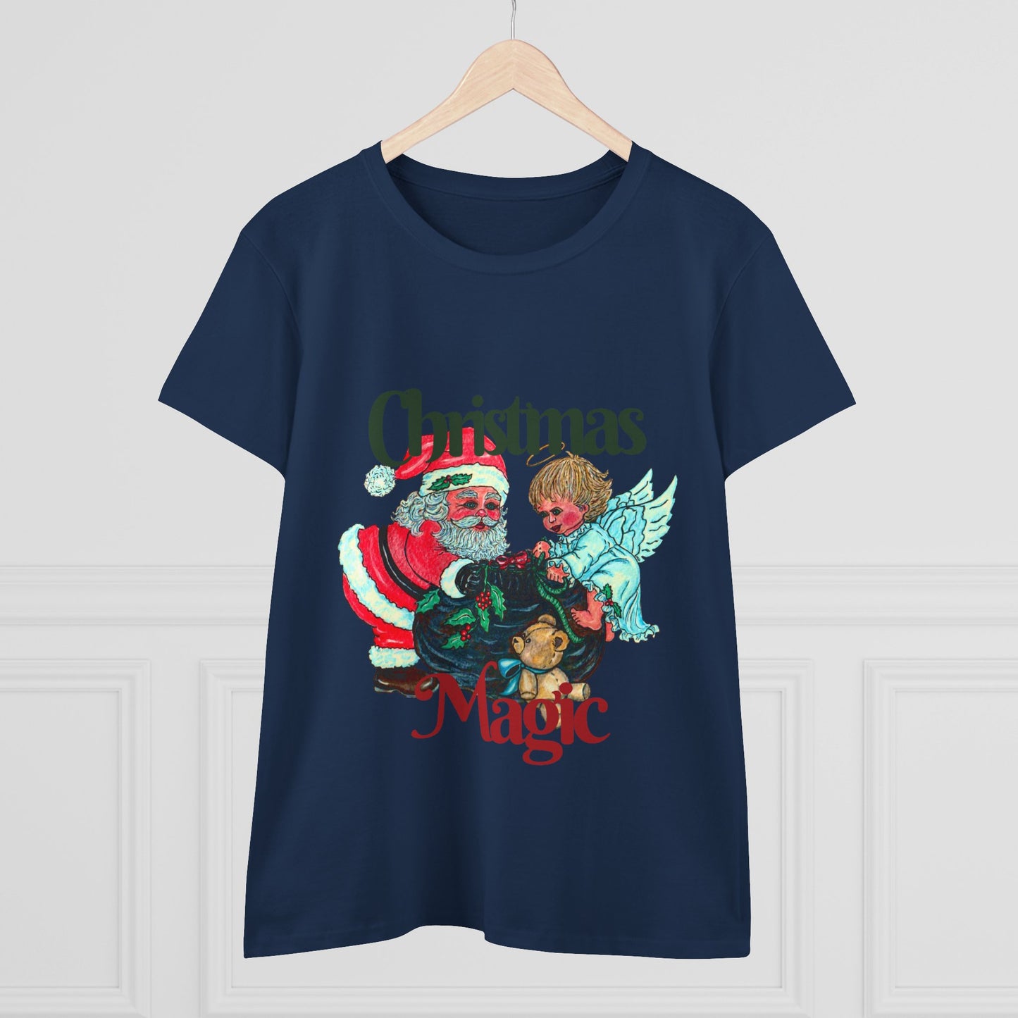 Christmas Magic Women's Midweight Cotton Tee