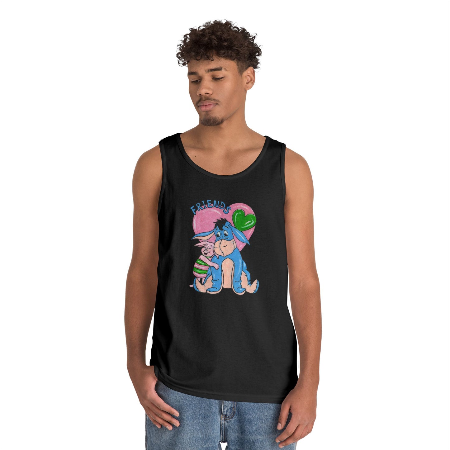 Best Friends Unisex Heavy Cotton Tank Top