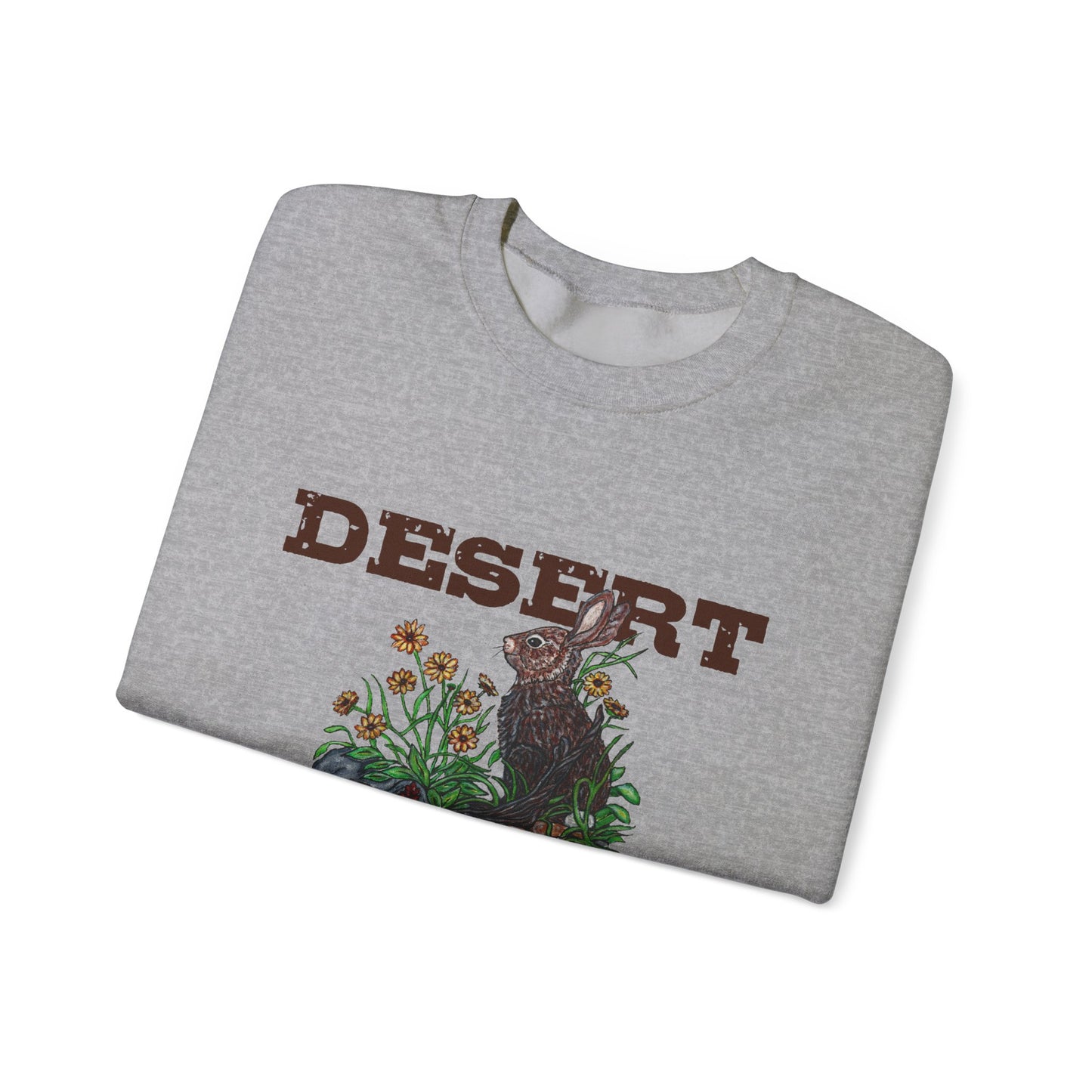 Desert Cotton Tail Unisex Heavy Blend™ Crewneck Sweatshirt