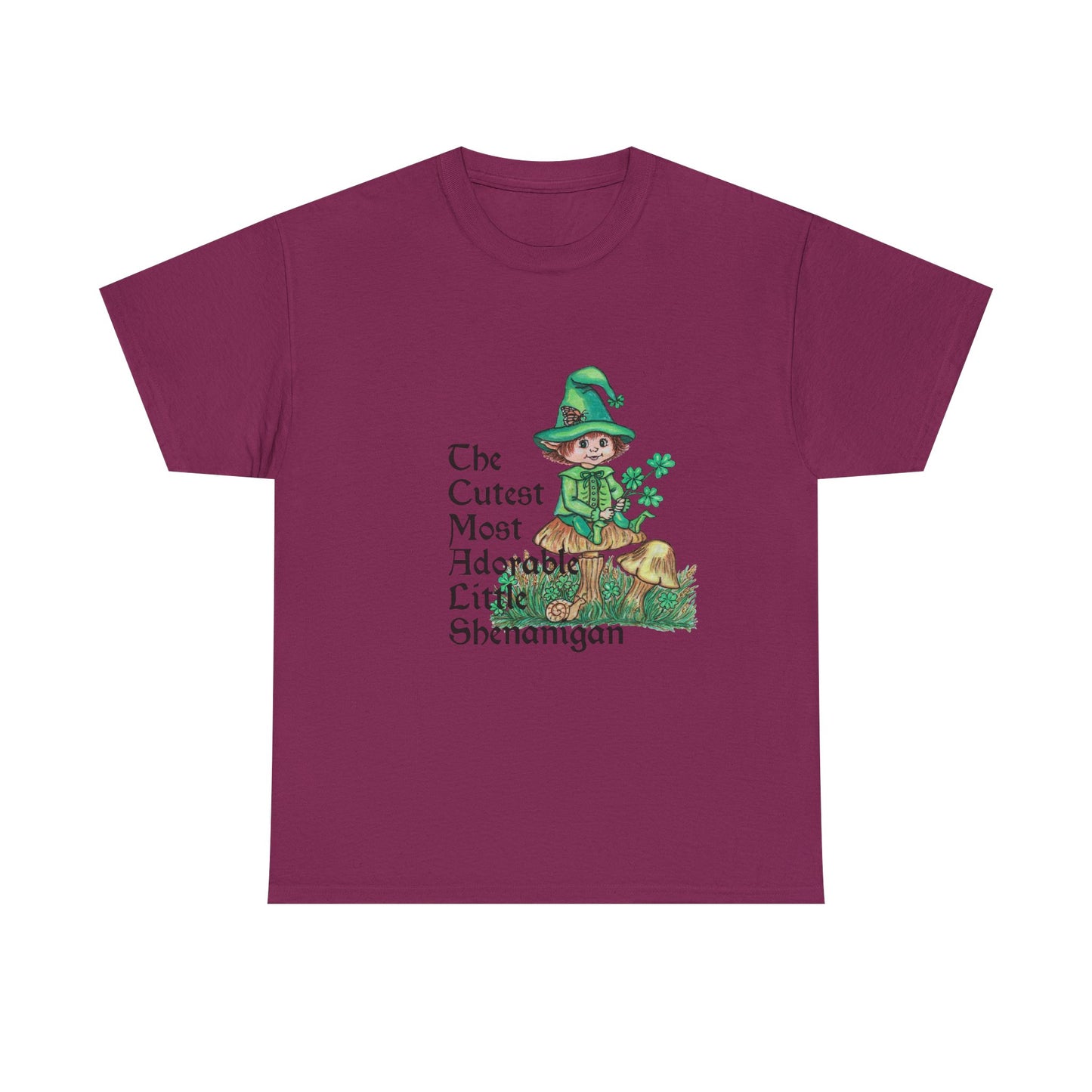 Cutest Leprechaun Unisex Heavy Cotton Tee