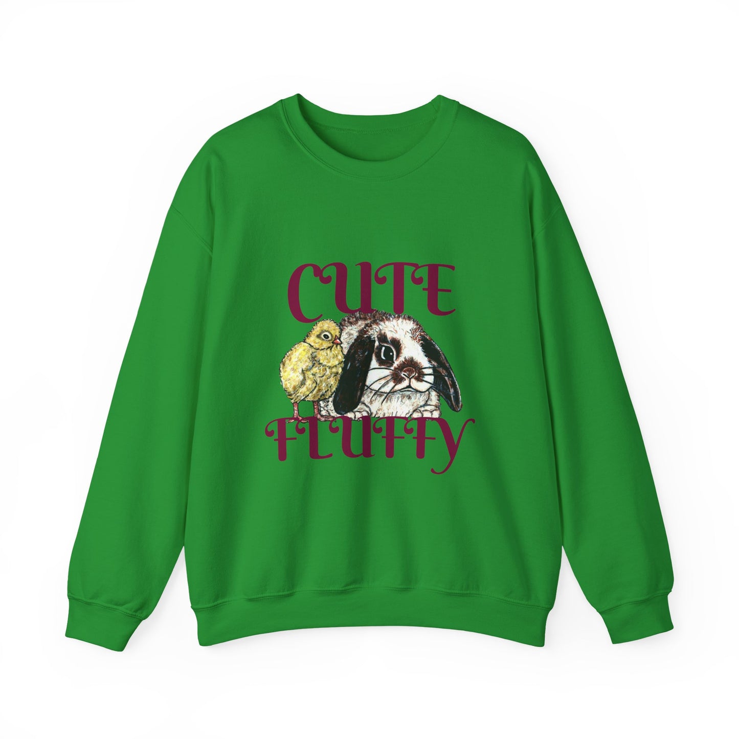 Cute and Fluffy Unisex Heavy Blend™ Crewneck Sweatshirt