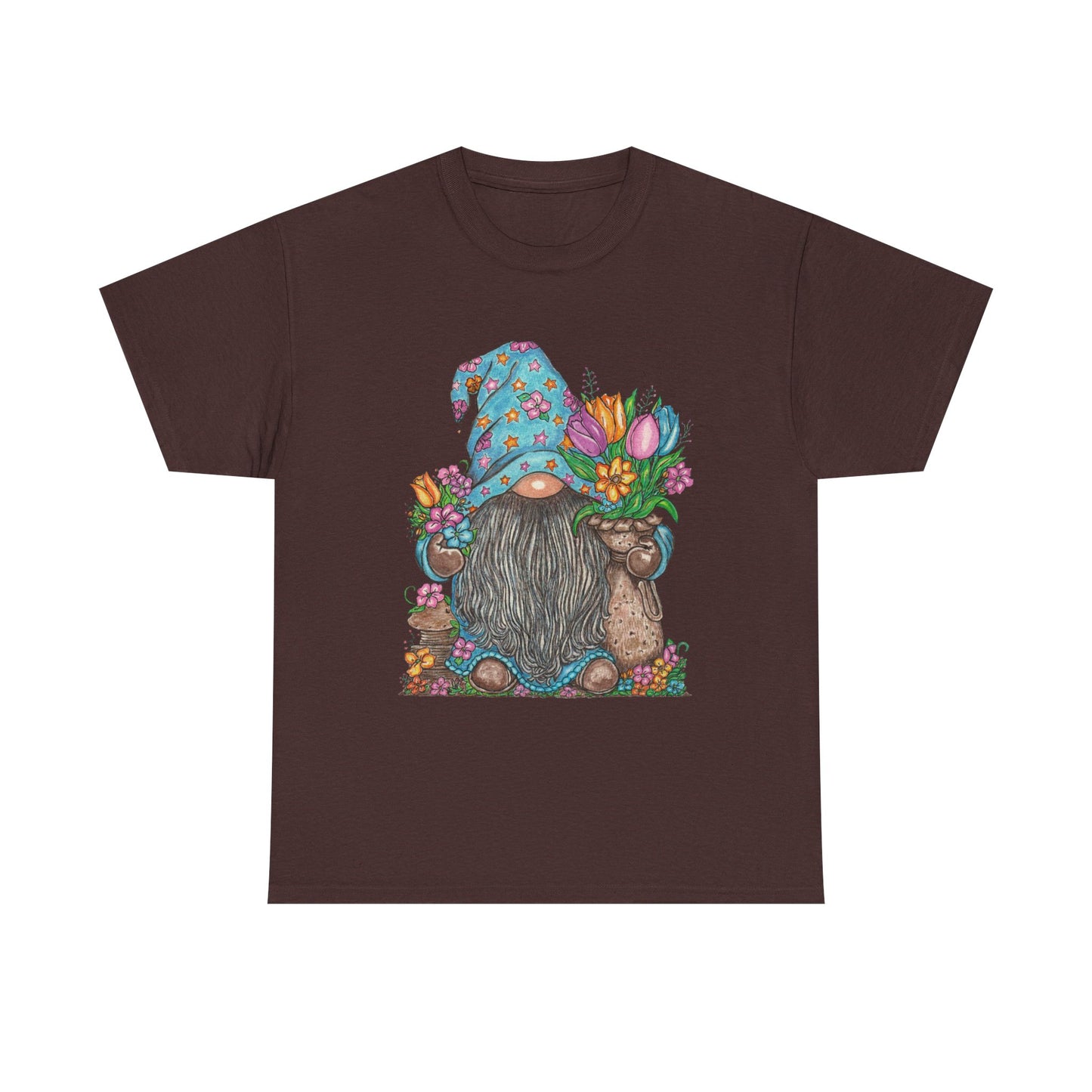 Gardening Gnome Unisex Heavy Cotton Tee