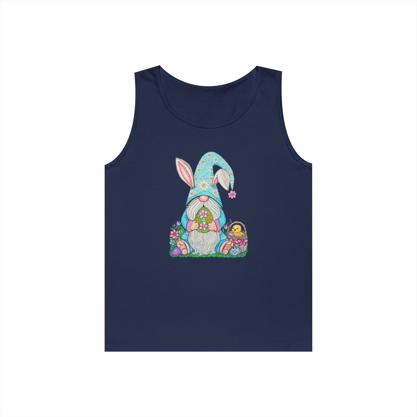 Easter Gnome Unisex Heavy Cotton Tank Top