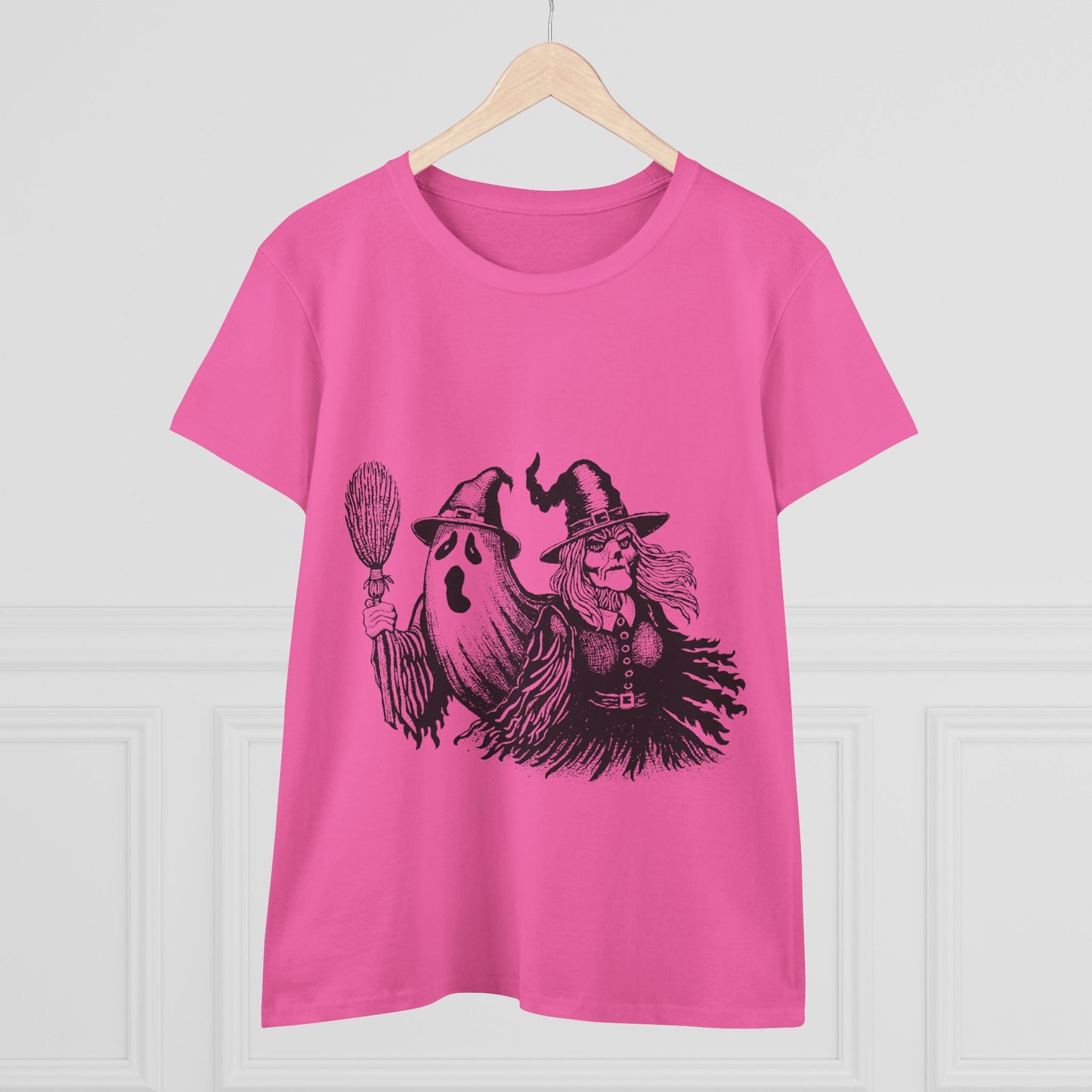 Witch and Ghost Women's Midweight Cotton Tee